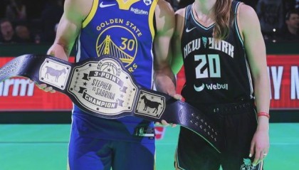 真神！库里轻描淡写射下29分 超三分大赛所有选手