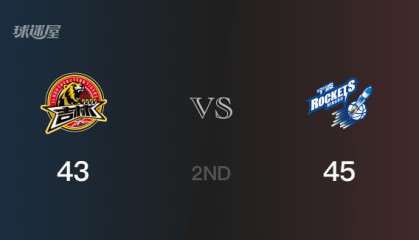 半场数据， 宁波以45-43领先吉林，王凡懿15分2篮板